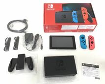 θ【開封済未使用/動作確認済】ニンテンドー Nintendo Switch ネオンブルー/ネオンレッド HAD-S-KABAA 新型 ゲーム 付属品有 S87906651783_画像10