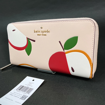 【本物 新品 Kate Spade ケイトスペード アウトレット 正規品】ハニークリスプ レッド アップル 長財布 財布 K8285 りんご 新作 新品_画像1