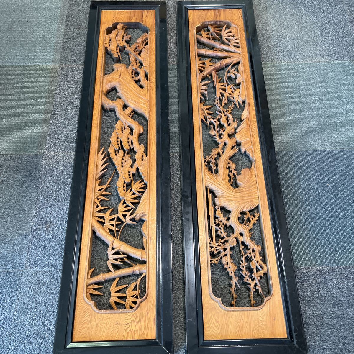 ヤフオク! -「欄間 松竹梅」(アンティーク、コレクション) の落札相場