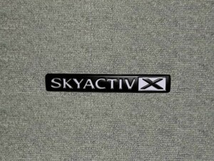 *MAZDA3(3AA) hatchback for /SKYACTIV-X emblem rear ( mat black )