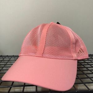  Adidas mesh cap pink 54~57cm GNS12-FK0887 sunshade running cap 