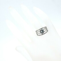 【DJ】K18WG ブラックダイヤ1.87ct / ダイヤモンド0.65ct リング 約13.5号 アクセサリー 送料無料 新品仕上げ済み A582142145_画像9