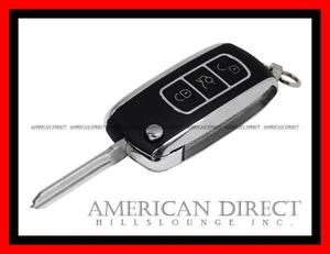 [ keyless ]02y Escalade GM chrome edge key spare key immobilizer blank key f lip key Jack knife remote control key 