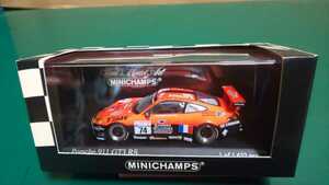 ☆ミニチャンプス 1/43 ポルシェ911 GT3 RS Le Mans 24hrs. 2001 #74 オレンジ/ブラック（400 016974）