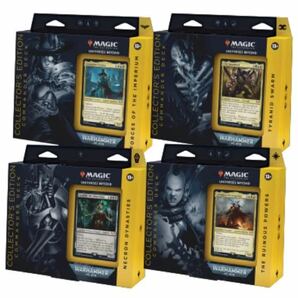 MTG　ウォーハンマー　統率者デッキ　コレクターズエディション　英語4種セット