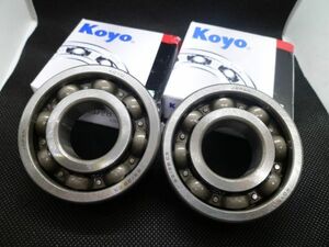 RMX250S 初期型 Koyo日本製 C3 高品質 高速 クランク ベアリングセット スズキ純正品番09262-25108/09262-28024互換 焼付 オーバーホール