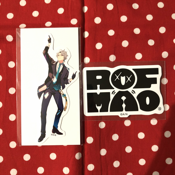 ROF-MAO 1st Anniversary にじストア特典 ダイカットステッカー ROF-MAOロゴステッカー 甲斐田晴 VTuberろふまおにじさんじANYCOLOR