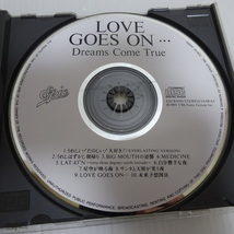 ほぼ未使用 ドルカム DREAMS COME TRUE LOVE GOES ON... CD _画像3