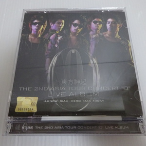 美品 東方神起 THE 2ND ASIA TOUR CONCERT 'O' LIVE ALBUM CD 