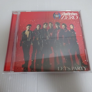 美品 三代目J Soul Brothers ZERO LET'S PARTY CD 