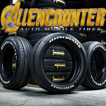 サマータイヤ 1本 ALLENCOUNTER ニューストリート OG-20 ホワイトレター 225/50R18インチ C 107/105T 送料無料 バルブ付_画像2