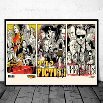 O680☆新品パルプ?フィクション Pulp Fiction Kill bill キャンバスアートポスター 50×70cm インテリア アート 雑貨 海外製 枠なし_画像3