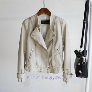 M700* new goods finest quality high quality * lady's Short form leather wear PU slim motorcycle style jacket coat 