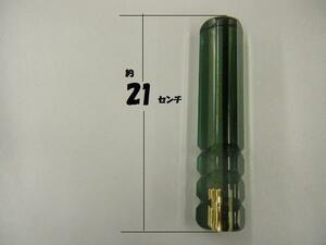 12×1.25 JB 210mm crystal green hexagon shift knob for truck goods dump Japan body parts 