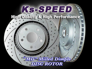 MD-9245 Alphard Vellfire AGH30W/AGH35W(2.5L) for Front( left right )SET#MD dimple rotor [ non penetrate hole + curve 6ps.@ slit ]*Rear. accepting an order possible 