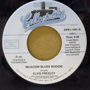 ELVIS PRESLEY-Milkcow Blues Boogie (US '86 Reissue 7+CS/DPE