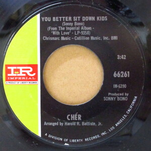 CHER-You Better Sit Down Kids / Mama (US Orig.7+CS)