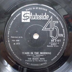 BEACH BOYS-Tears In The Morning (UK Orig.)