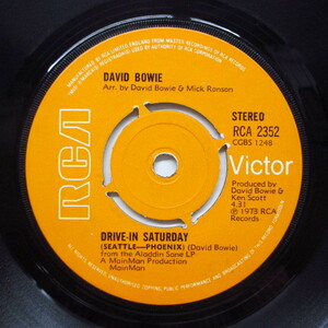 DAVID BOWIE-Drive-In Saturday (SEATTLE - PHOENIX) (UK Orig.