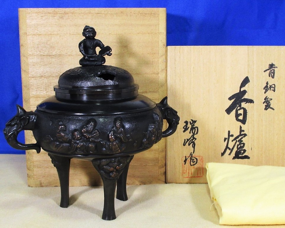 高岡銅器 香炉伝統美術工芸品 通販 高岡銅器 香炉伝統美術工芸品