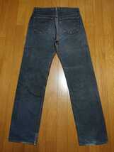 80s Levi's 501 ハチマル 後染め VINTAGE w34 トップボタン裏524 リーバイス MADE IN U.S.A._画像6