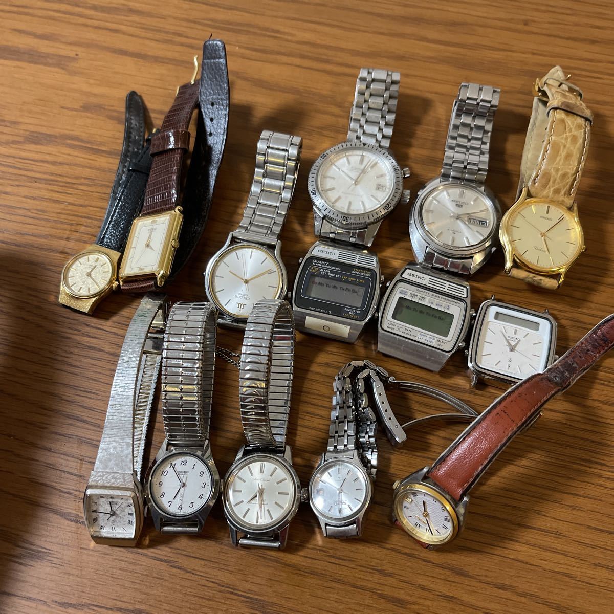 ジャンク品　SEIKO　セイコー　時計　14本まとめ売り　メンズ　レディース各種