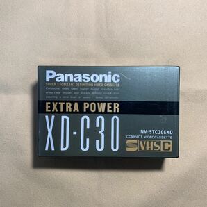 Panasonic VHS-C ビデオカセットテープ　XD-C30 【未開封】