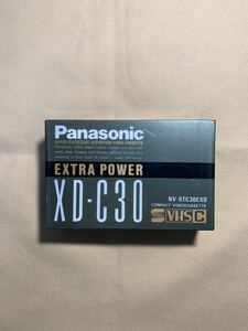 Panasonic VHS-C ビデオカセットテープ　XD-C30 【未開封】