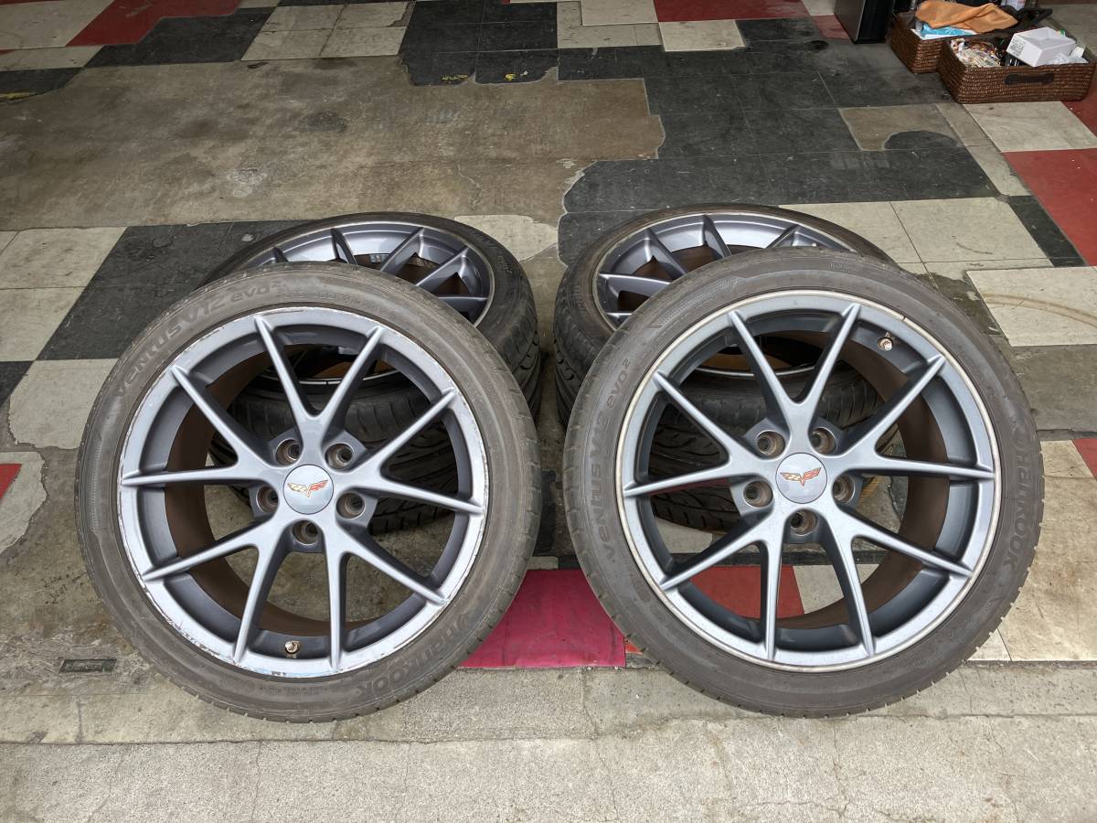 C6コルベットホイール付きタイヤ 前輪:275/35ZR18 後輪:325/30ZR19