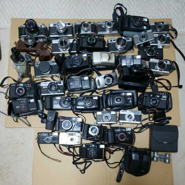 高質 ニコン ① 20台セット フィルムカメラ キャノン オリンパス ペンタックス フィルムカメラ
