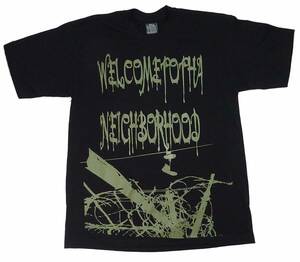 N-HOOD CLOTHING WIRE PRINT 半袖 Tシャツ （ブラック） (XXL) [並行輸入品]