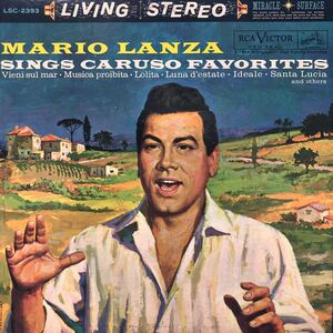 マリオ・ランツァ Mario Lanza Sings Caruso Favorites LP レコード 5点以上落札で送料無料O