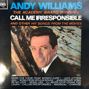 Andy Williams アンディ・ウィリアムス スクリーン・ヒット LP レコード 5点以上落札で送料無料O