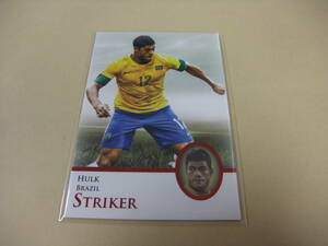 Futera UNIQUE 2013 P080 フッキ HULK 240枚限定 赤パラレル STRIKER カード サッカー ブラジル