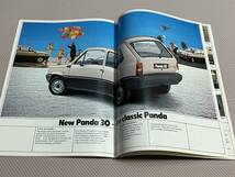 フィアット パンダ 英語版カタログ 1982年 FIAT Panda 30//45_画像7