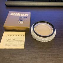 【美品・送料無料】NIKON ニコン A2 52mm　レンズフィルター　箱・ケース付き_画像1