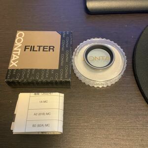 【未使用品・送料無料】CONTAX 30.5mm P-Filter コンタックス 純正 保護フィルター B2(82A)MC [TVS / TVS II / T3 用]1