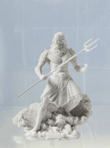 Греческий миф Посейдон Белая Статуя объект Нептунский море бог