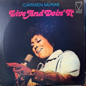 【LP】Carmen Mcrae Live And Doin' It US盤