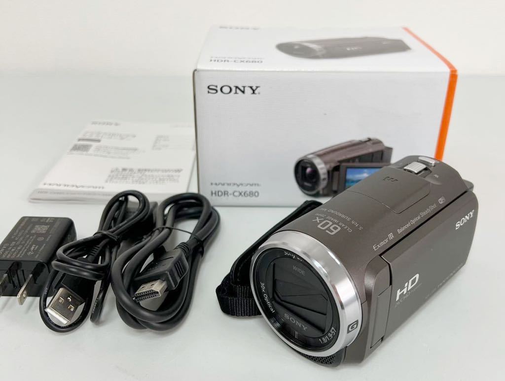 お得なまとめ売り ソニー #1080965A ブラウン HDR-CX680 SONY ビデオカメラ