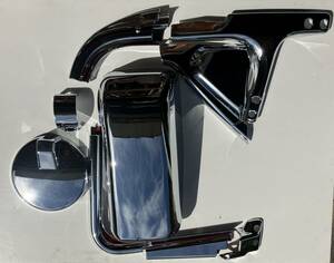  Mitsubishi Fuso FUSO Super Great 17 07 NEW mirror & arm cover 19 point set mirror stay cover plating 
