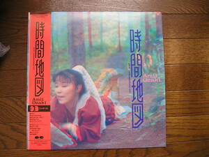 【LP】尾崎亜美／時間地図（オビ付)　 ◎美品