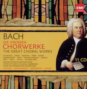 欧11discs CD J.S. Bach Bach: Die Grossen Chorwerke 5099909789623 /00300