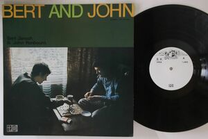 LP Bert Jansch, John Renbourn Bert And John IRP80943 TRANSATLANTIC Japan Vinyl промо /00260