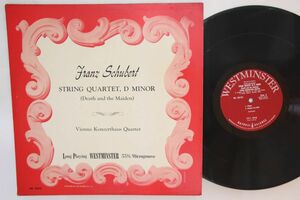 米LP Vienna Konzerthaus Quartet Schubert, String Quartet, D Minor (Death And The Maiden) WL5052 WESTMINSTER /00260