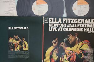 2LP Ella Fitzgerald Newport Jazz Festival Live At Carnegie SOPI7 CBS SONY Japan /00660