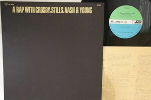 LP Crosby, Stills, Nash & Young A Rap With Crosby MI3002 ATLANTIC Japan Vinyl /00260