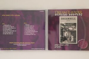 輸入2discs CD Dream Theater Official Bootleg: New York City 3/4/93 YTSEJAM013 YTSEJAM /00220