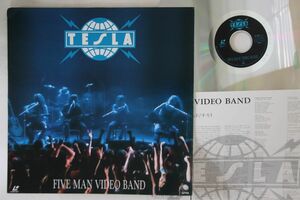 LASERDISC Tesla Five Man Video Band MVLG1 GEFFEN /00600