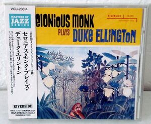 CD Thelonious Monk Plays Duke Ellington VICJ23614 Riverside /00110